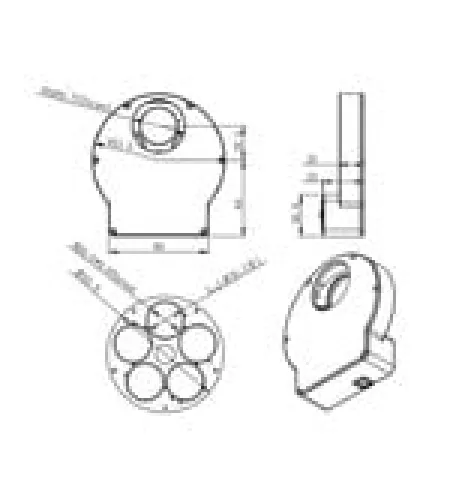 ZWO motorised Filter Wheel for 5x 1.25" or 5x 31 mm filters