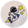 Emblema Fil Mécanique astronautas ant raketos