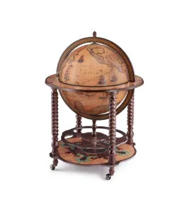 Барная стойка на спиральных ножках Zoffoli с большим шкафом для напитков Bacco