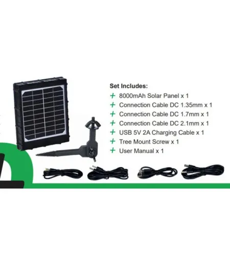 Saulės energijos skydelis 8000 mAh NITEforce