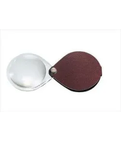 Eschenbach Magnifying glass Classic 30mm folding magnifier, burgundy red