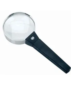 Schweizer Magnifying glass Handlupe Basic-Line FORTE, 10D/3,5x/Ø75mm, bikonvex