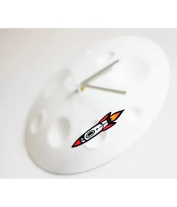 suck UK Rocket Moon Clock