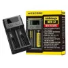 Nitecore Intellicharger i2 Naujas 2 lizdų ličio jonų NiMH universalus akumuliatoriaus įkro