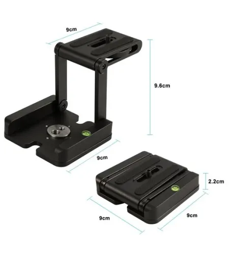 BRESSER Z-shaped articulated Tripod Head
