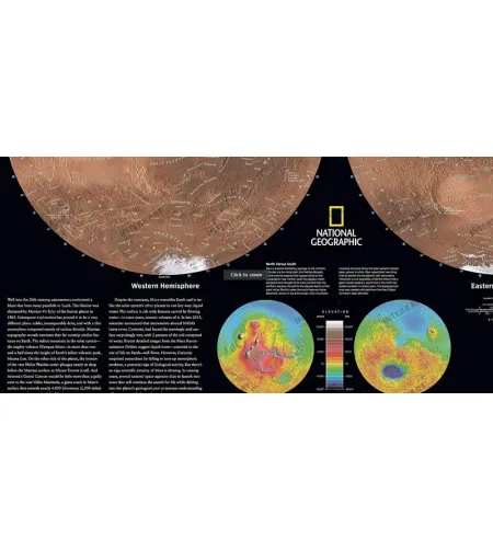 National Geographic Poster Mars