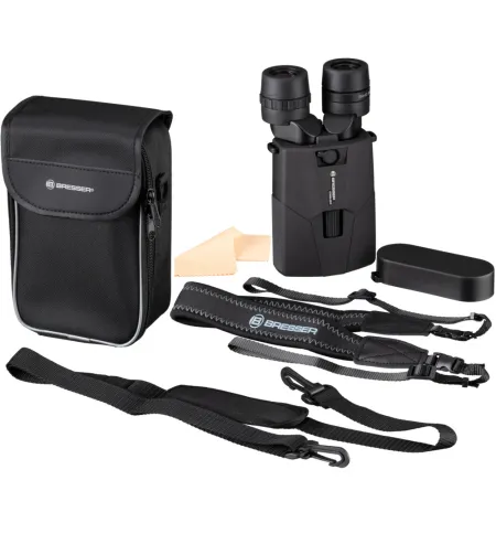 BRESSER 16x42 STABILIZER OIS žiūronai su vaizdo stabilizatoriumi