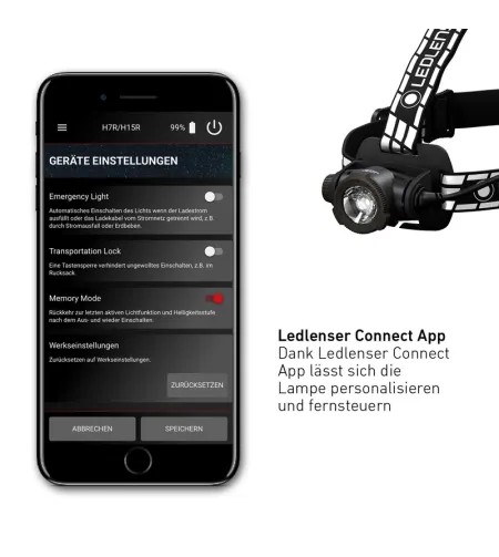 LED LENSER Headlamp H7R Signature