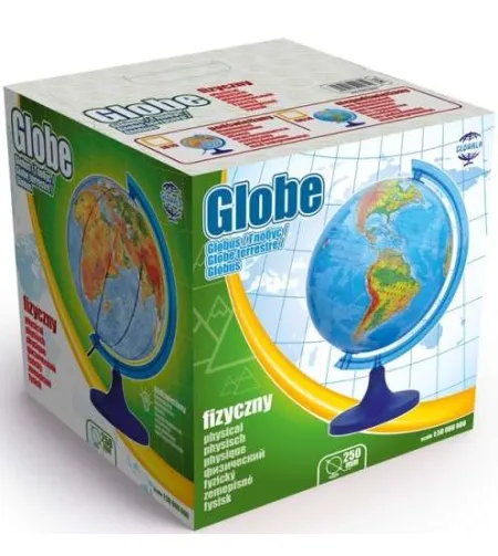 Globe ZACHEM 250 mm physical 3D with light (RU)