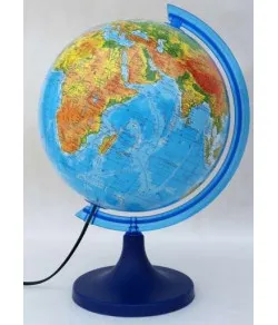 Globe ZACHEM 250 mm physical 3D with light (RU)