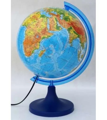 Globe ZACHEM 250 mm physical 3D with light (RU)