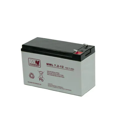 MWP 7.2-12L 12V 7Ah 7.2Ah Long life baterija