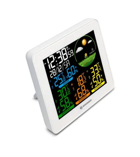 BRESSER Colour Weather Station with 3 Sensors