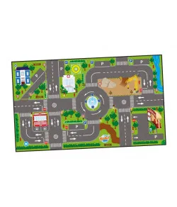 Игровой коврик Playmat City Buki из мягкой ткани