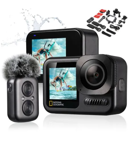 NATIONAL GEOGRAPHIC 5K Ultra-HD 60fps WIFI Action Cam Explorer 7