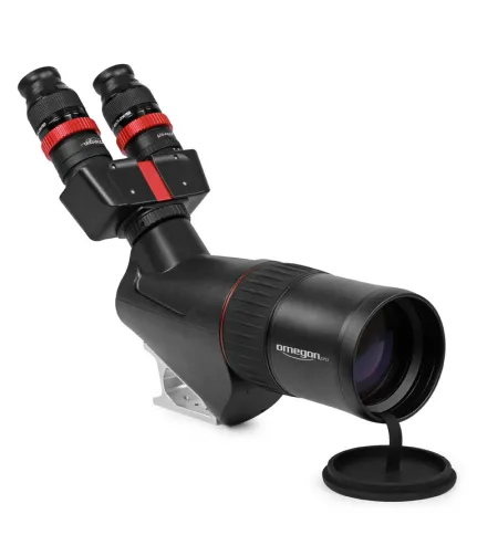 Omegon Spotting scope 40x80mm with binocular viewer