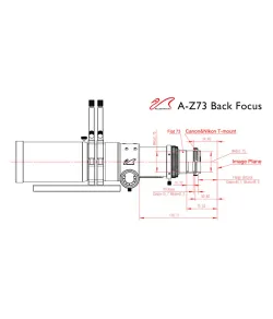 William Optics Apochromatic refractor AP 73/430 Super ZenithStar 73 Red OTA