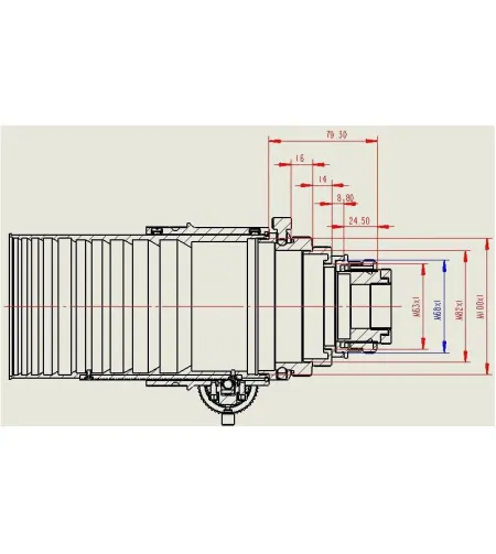 APM Apochromatic refractor AP 152/1200 ED 3.7"-OAZ OTA