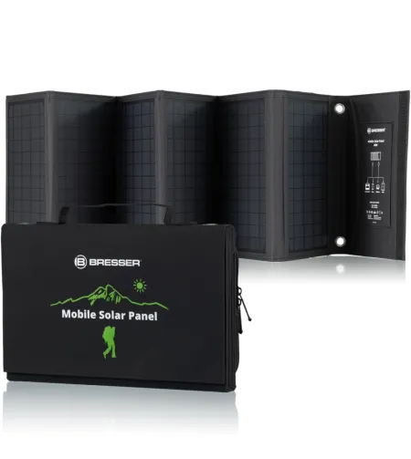 BRESSER Мобильное солнечное зарядное устройство 40 Вт с выходом USB и DC