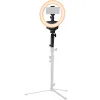 BRESSER BR-22B Bi-colour LED ring light with handle and tripod connection