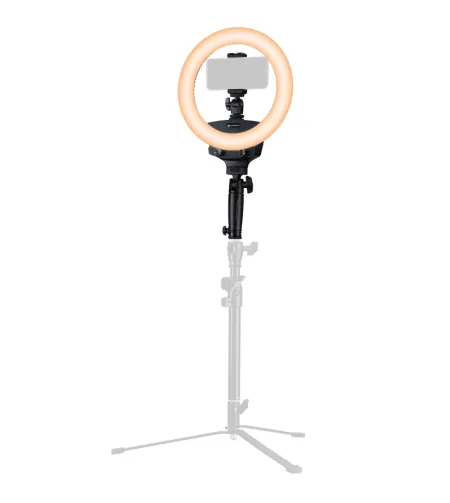 BRESSER BR-22B Bi-colour LED ring light with handle and tripod connection