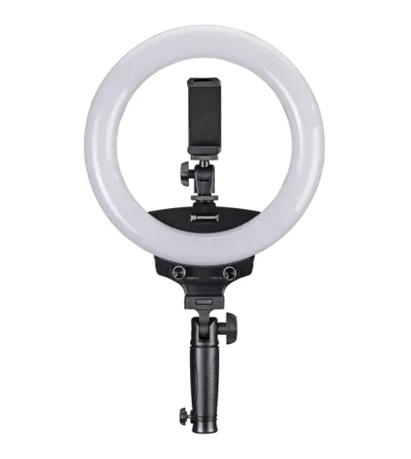 BRESSER BR-22B Bi-colour LED ring light with handle and tripod connection