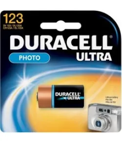 Duracell Ultra Photo 123 DL123A/CR123A EL123A 3V Lithium