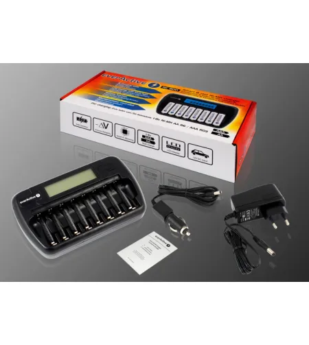 EverActive NC-800 8-cell Ni-MH Battery Charger