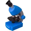 Microscope, Bresser Juniors 40x-640x BLUE with experiment kit, with phone adaptor