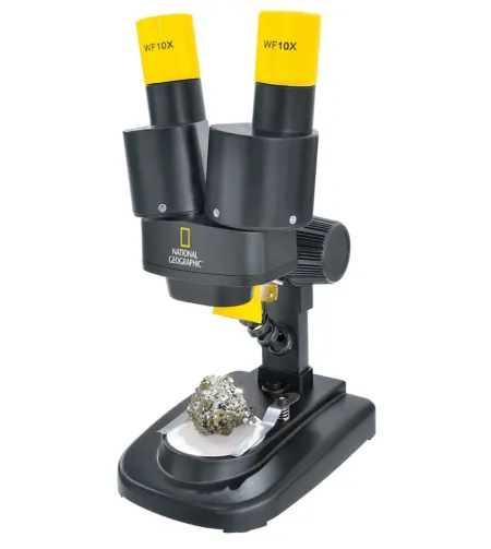 Mикроскоп стереоскопический National Geographic 20x с образцами минералов