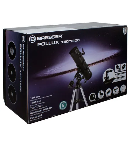 Teleskopas Bresser Pollux 150/1400 EQ2