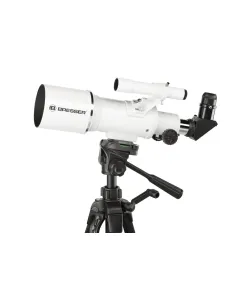 Teleskopas Bresser Classic 70/350 AZ 18 - 140x su išmaniojo telefono adapteriu