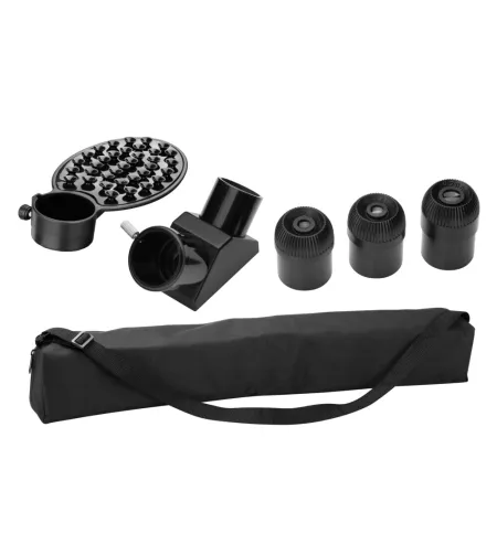 Teleskopas Bresser Classic 70/350 AZ 18 - 140x su išmaniojo telefono adapteriu