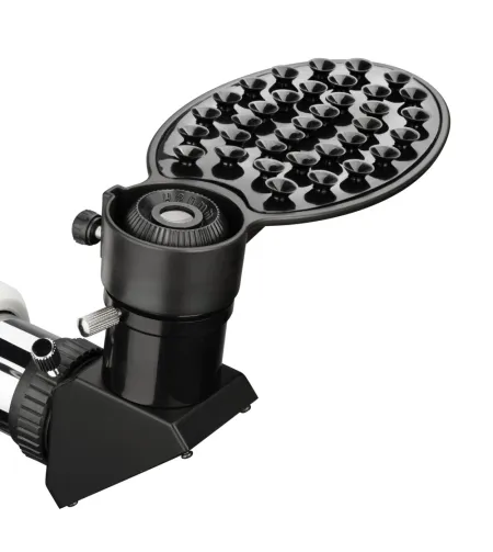 Teleskopas Bresser Classic 70/350 AZ 18 - 140x su išmaniojo telefono adapteriu