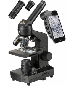 Microscope NATIONAL GEOGRAPHIC 40X-1280X with experimental kit and smartphone adapter