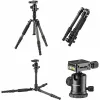 Carbon photo tripod Bresser BR-2504X8C-B1  >10 kg, 25 - 165 cm