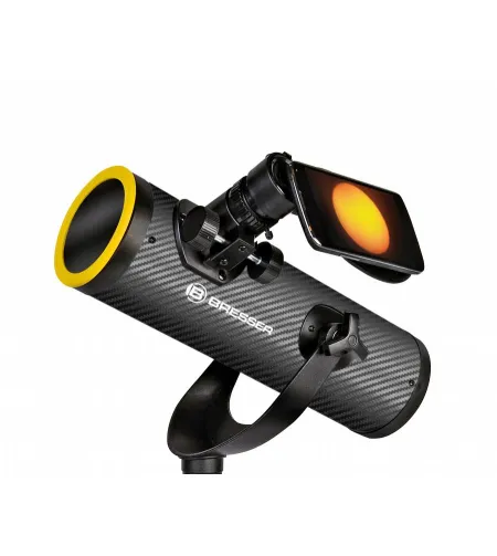 Teleskopas BRESSER Solarix 76/350 18 - 175x su saulės filtru ir telefono adapteriu