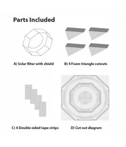 Солнечный фильтр на телескоп EXPLORE SCIENTIFIC для 200-280мм