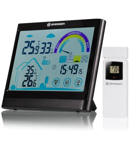 BRESSER VentAir Thermo- / Hygrometer with Ventilation Notification