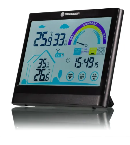 BRESSER VentAir Thermo- / Hygrometer with Ventilation Notification