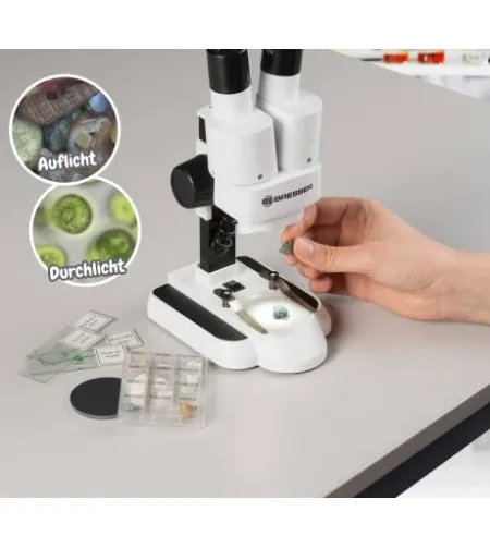 Mikroskopas, Bresser Junior Incident and transmitted light, 20x-50x