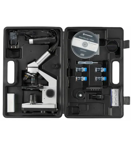 BRESSER JUNIOR 40X-1024X Microscope with case