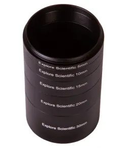 Ring Set Explore Scientific Extension  M48X0.75 - 5 pieces (30, 20, 15, 10 and 5 mm)