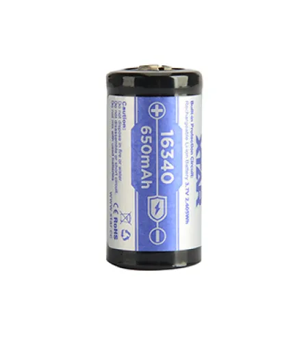 XTAR 16340 650 mAh baterija