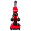 Mikroskopas Bresser Junior Biolux SEL 40–1600x, raudonas