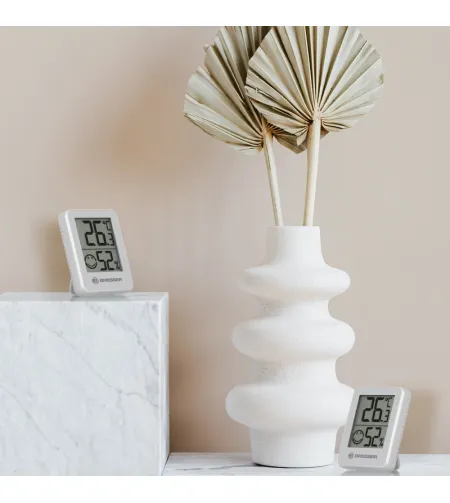 BRESSER Temeo Hygro Indicator 6 piece set Thermo-/Hygrometer white