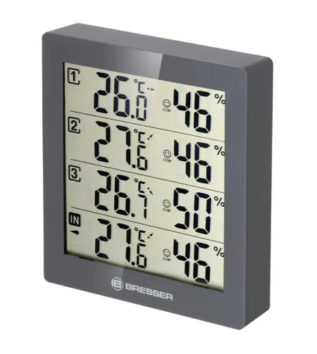 BRESSER Temeo Hygro Quadro grey