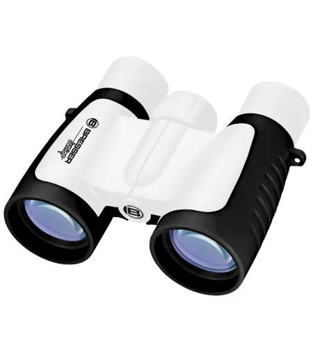 BRESSER JUNIOR 3x30  vaikiškas žiūronas juoda balta