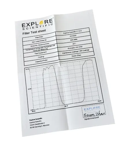 Фильтр туманности CLS 2", EXPLORE SCIENTIFIC