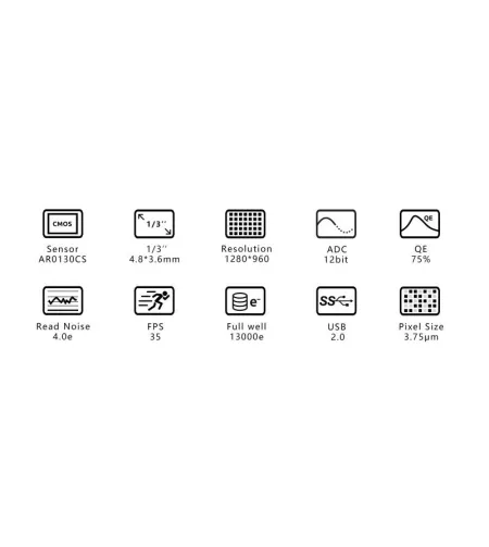Телескоп камера ASI 120MM Mini Mono, ZWO